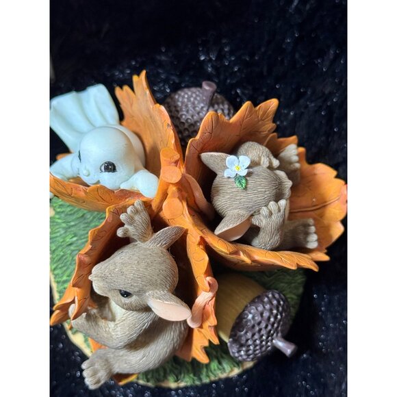 Fritz & Floyd Charming Tails "Peek-A-BOO!" Figurine  Collectible Autumn - Picture 6 of 8